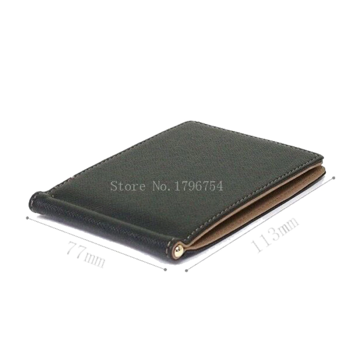 Men Wallet Short Skin Wallets Purses Money Clips Sollid Thin Wallet For Men Purses 4 Colors – Bild 4
