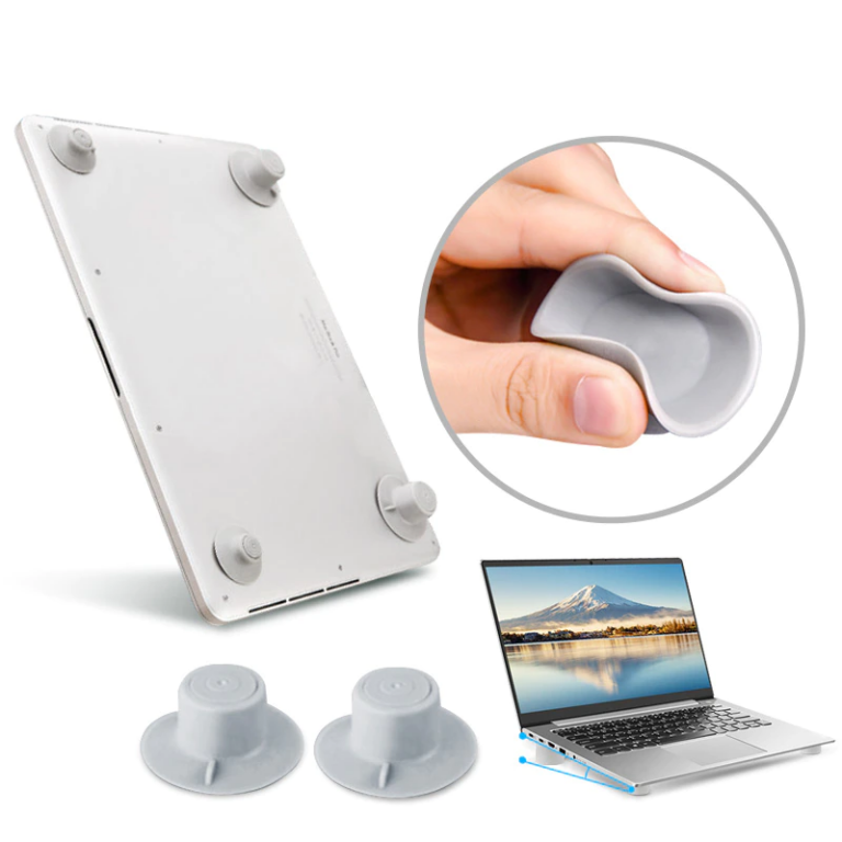 1890741153-1.png Laptop Kühl Füße Wärmereduktion Beinset Kühler Ständer Halter Notebook Zubehör – Bild 1