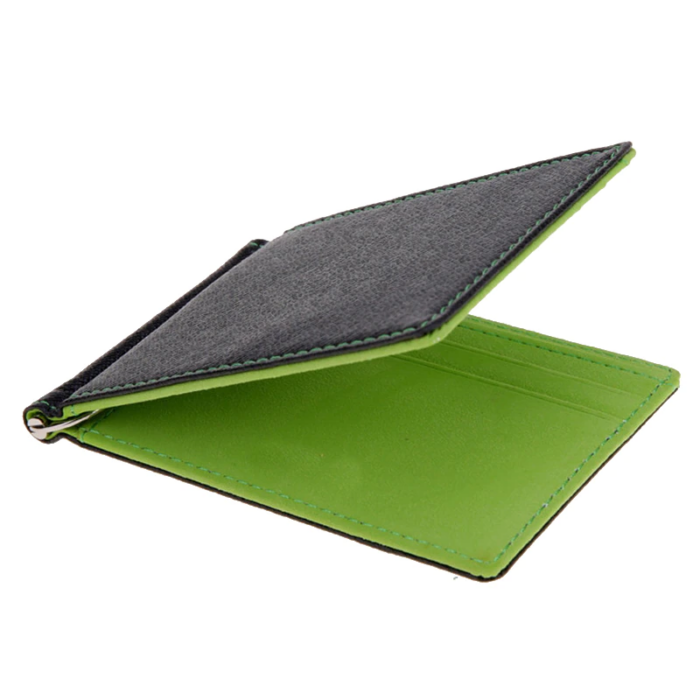 Men Wallet Short Skin Wallets Purses Money Clips Sollid Thin Wallet For Men Purses 4 Colors – Bild 2