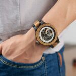 BOBO VOGEL Holz Mechanische Uhr Männer Relogio Masculino Große Herren Uhren Top-marke Luxus Uhren – Bild 4