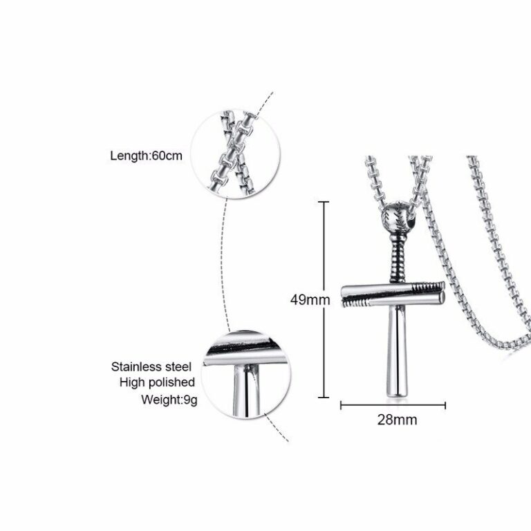 Genial-Baseball-Spieler-und-Gestapelt-Baseballs-Bat-Kreuz-Anhaenger-Halskette-Edelstahl-Glauben-Maennlichen-Schmuck-24in-3.jpg Genial Baseball-Spieler und Gestapelt Baseballs Bat Kreuz Anhänger Halskette Edelstahl Glauben Männlichen Schmuck 24in – Bild 4