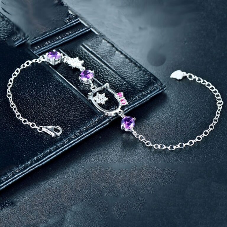 cat shape Bracelet for Women 2 colors choice Jewelry Fashionable Lovely Cute Student gift – Bild 4