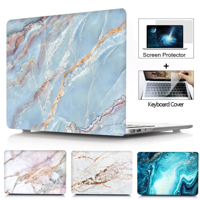 H085b51d171524df4964388f4cb3ae2f5W.jpg Laptop Case For Macbook Pro 13 Case M1 2020 For Macbook Air 13 Case Marble Hard Shell For Macbook Pro 16 15 12 14 – Bild 1