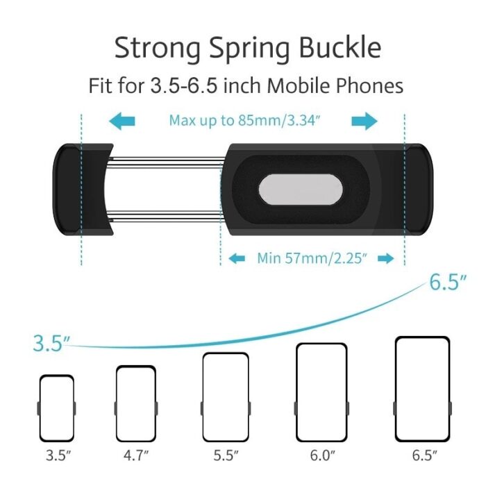 Praktischer Kfz-Lüftungshalter für alle Smartphones - 360° drehbar – Bild 5