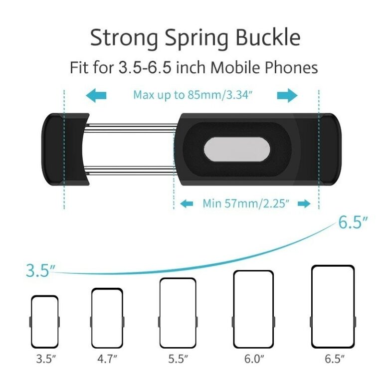 Praktischer Kfz-Lüftungshalter für alle Smartphones - 360° drehbar – Bild 5