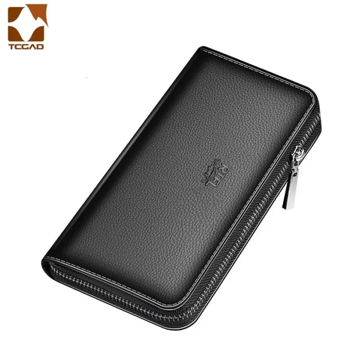 H12cf7c52a03c4ca7a9e992d9c721bc126.jpg Men's Wallet Clutch Bag Billeteras Para Hombre Mens Wallet Man Purse Luxury Carteira Masculina Couro 2021 – Bild 1
