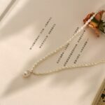 ASHIQI 2-3mm Mini Natural Freshwater Pearl Necklace 925 Sterling Silver Fashion Jewelry for Women – Bild 2
