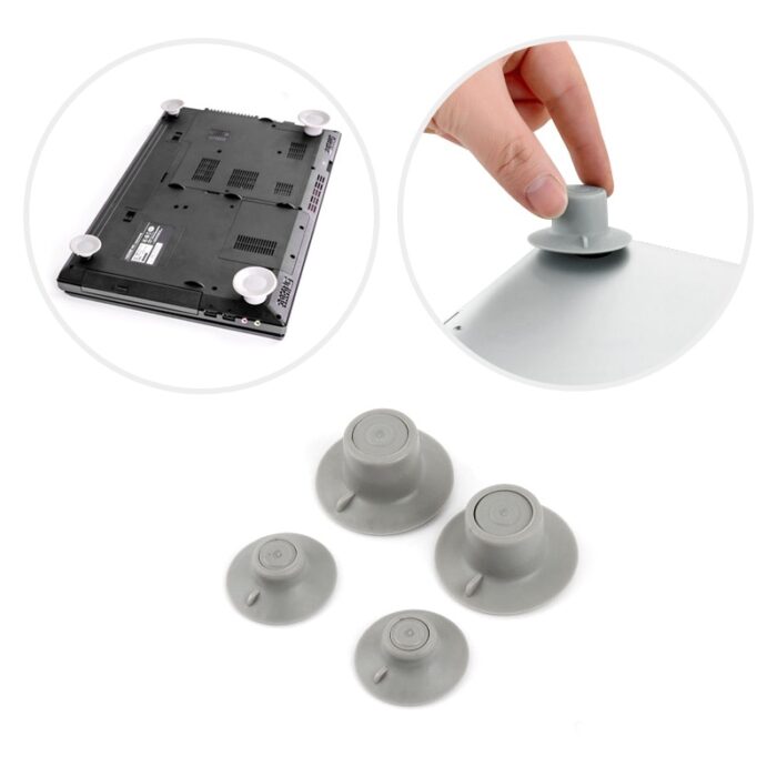 Laptop Kühl Füße Wärmereduktion Beinset Kühler Ständer Halter Notebook Zubehör – Bild 2