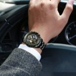 Automatische Mechanische Uhr Armbanduhr Wasserdicht Sport Chronograph Datum – Bild 4