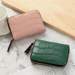 Business Card Holder Men Credit Card Wallet Bag Women Zipper Credit/id/bank Card Holder Case Coin Purse – Bild 5