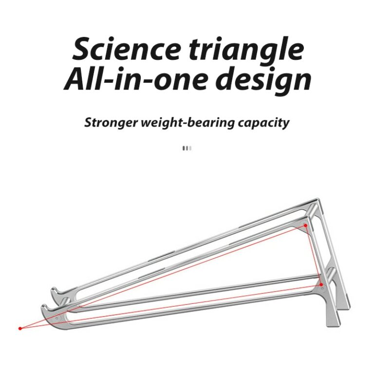 3 in 1 One-piece bracket Multi-function Laptop Stand Portable Aluminum Stands For Laptop Macbook Tablet Ergonomic desgin – Bild 3