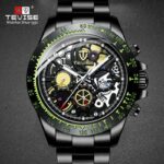 Automatische Mechanische Uhr Armbanduhr Wasserdicht Sport Chronograph Datum
