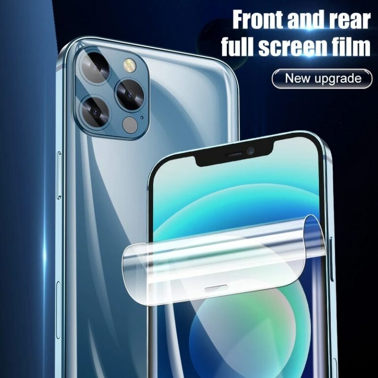 3 in 1 Hydrogel Film Screen Protector For iPhone 11 12 13 Pro Max X XR XS Max 7 8 Plus 12 Mini SE2020 Camera Lens Tempered Glass – Bild 2