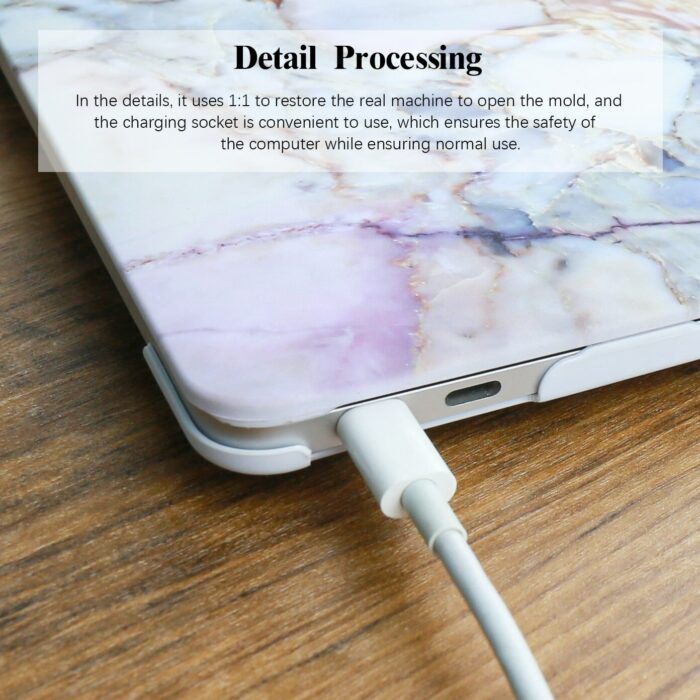 Laptop Case For Macbook Pro 13 Case M1 2020 For Macbook Air 13 Case Marble Hard Shell For Macbook Pro 16 15 12 14 – Bild 5