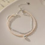 Fashion New Gypsophila Pearl Jewelry Double Layer Bracelet Women Fine Jewelry For Wedding Party Gift – Bild 4