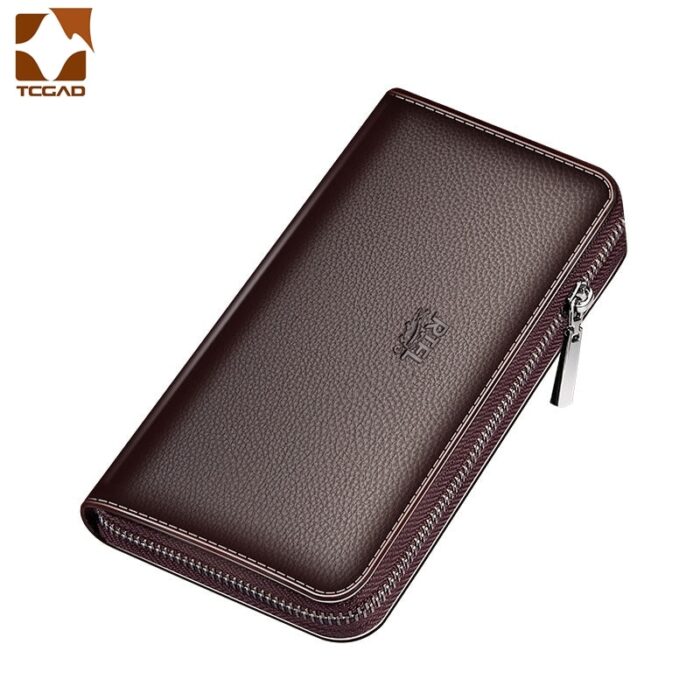 Men's Wallet Clutch Bag Billeteras Para Hombre Mens Wallet Man Purse Luxury Carteira Masculina Couro 2021 – Bild 2