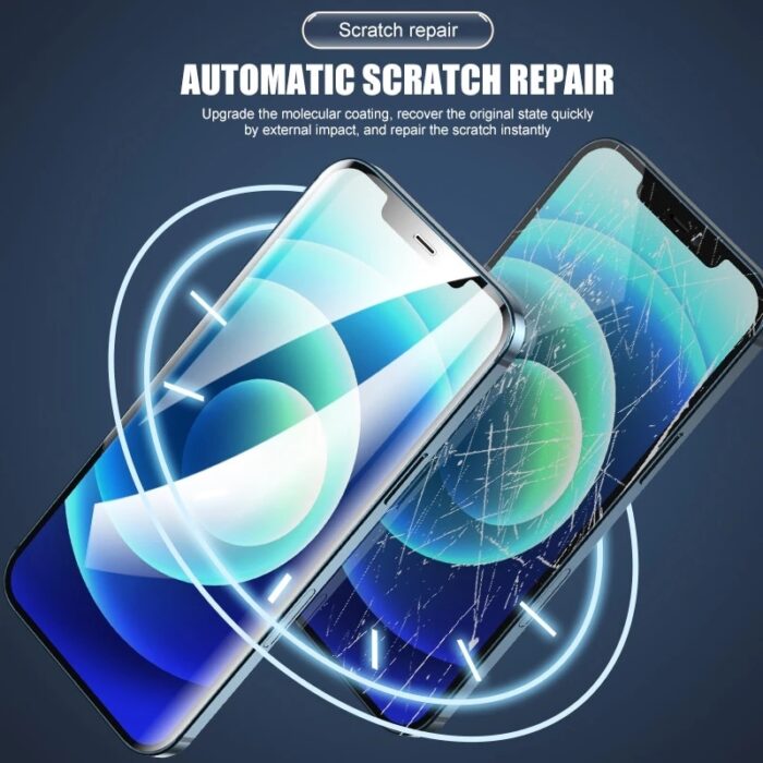 3 in 1 Hydrogel Film Screen Protector For iPhone 11 12 13 Pro Max X XR XS Max 7 8 Plus 12 Mini SE2020 Camera Lens Tempered Glass – Bild 3