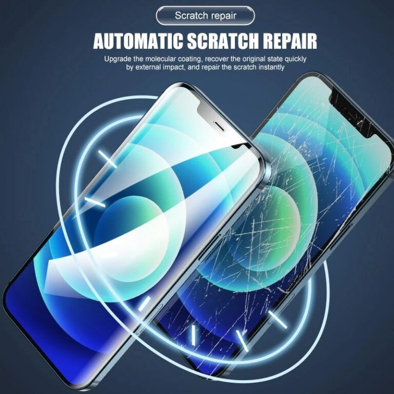 3 in 1 Hydrogel Film Screen Protector For iPhone 11 12 13 Pro Max X XR XS Max 7 8 Plus 12 Mini SE2020 Camera Lens Tempered Glass – Bild 3