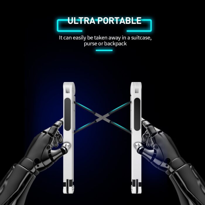 Laptop Ständer Tragbarer Laptopständer Notebook Halterung Laptophalter (Schwarz) – Bild 4