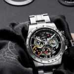 Skeleton Waterproof Top Brand Luxury Mechanical Wrist Watches For Men – Bild 3