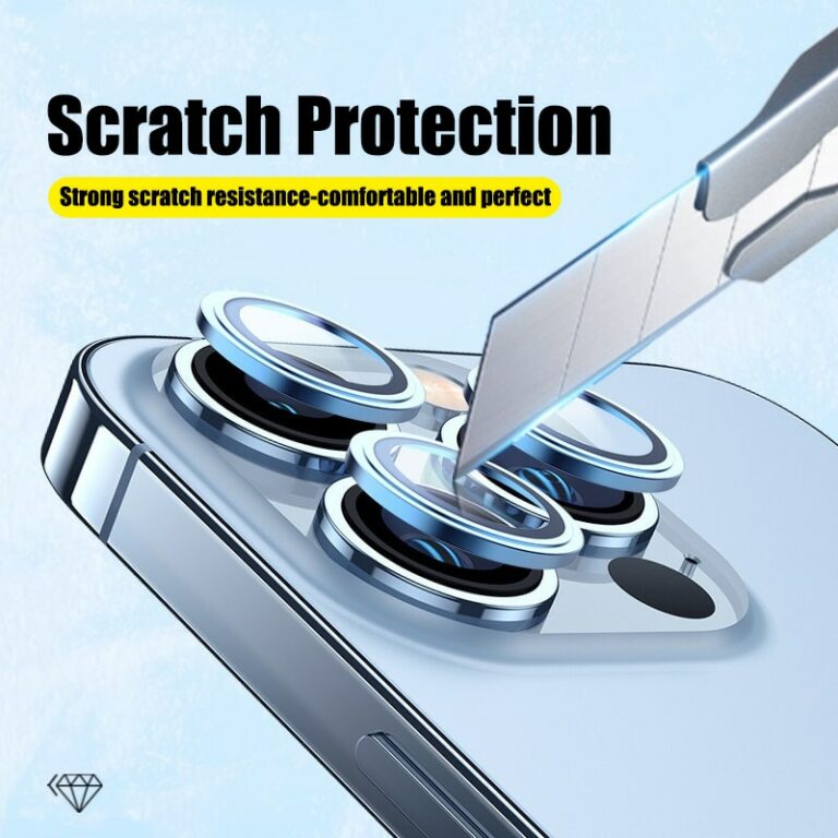 Camera Lens Protector On For iPhone 13 12 Pro Max Mini Aluminum Alloy Metal Ring Lens Glass On iPhone 11 Pro Max Protective Cap – Bild 3