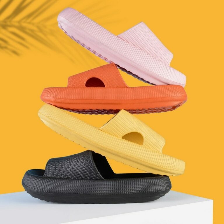 Home Slippers Thick Platform Bathroom Cloud Slippers Non-slip Flip Flops Woman Sandals Women Fashion Soft Sole EVA Indoor Slides – Bild 1