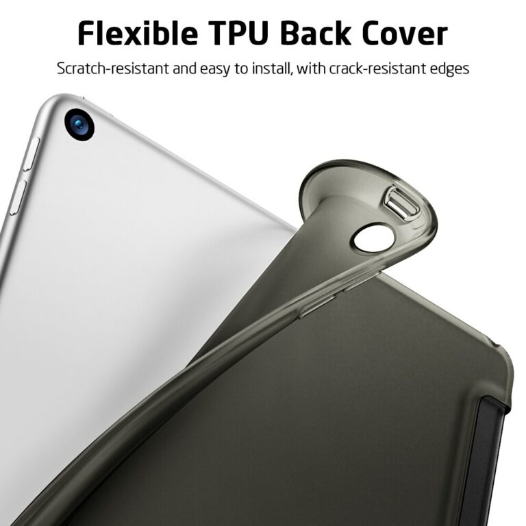 ESR Smart Case for iPad 7th Generation 2019 Back Cover Flexible TPU Magnetic Back Case for iPad 7 2019 10.2" Folio Stand Capa – Bild 2