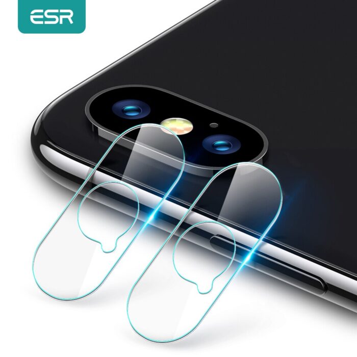 ESR 2pcs/lot Camera Lens Tempered Glass Screen Protector for iPhone X Xs Xs Max Full Cover Clear Back Camera Len Protective Film – Bild 1