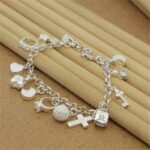 High Quality Bracelet With Multiple Pendant Jewelry Gift Zircon Bracelets For Women'S Party Charm