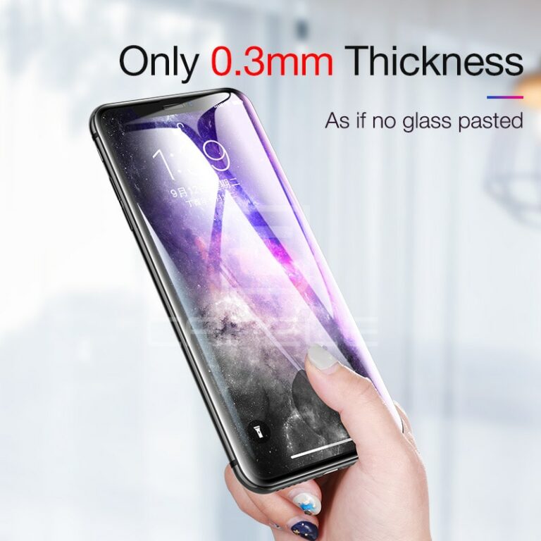 Full Tempered Glass for iPhone X XS Max XR Ultra Thin Full Covered Film Screen Protector for iPhone 13 11 12 Pro Max Mini – Bild 4