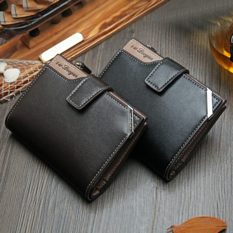 Vintage Men Wallet Multi-Card Bit Retro Card Holder Clutch Wallets Purses First Layer – Bild 3