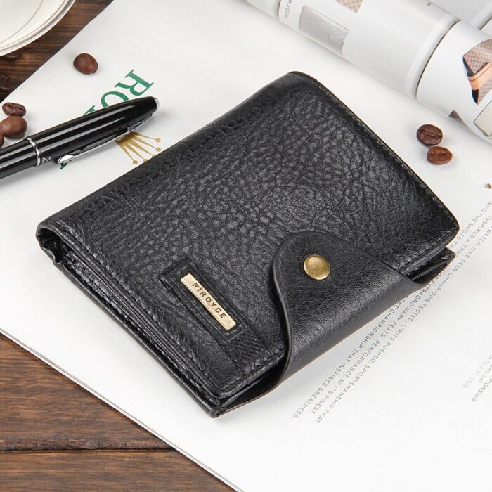 High Quality Short Men's Wallet With Coin Pocket Qualitty Guarantee Leather Purse For Male Restor Card Holder – Bild 5