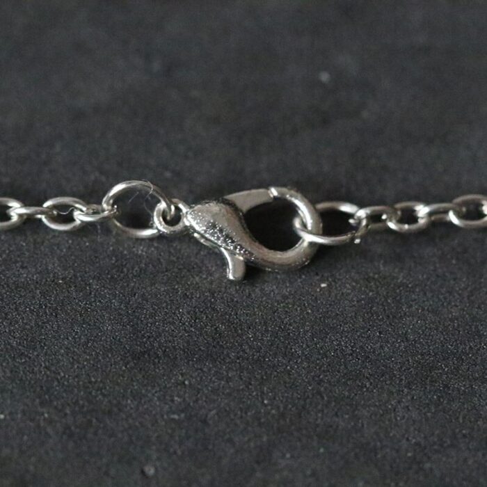 Ägyptische Scarabeus Anhänger mit Kristallen besetzt und Halskette 60cm – Bild 5