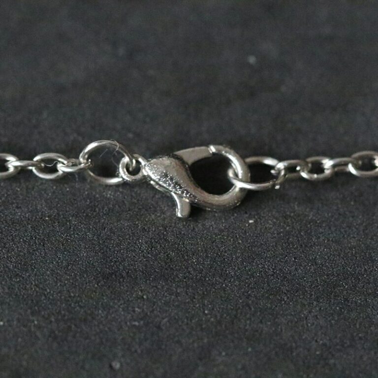 Ägyptische Scarabeus Anhänger mit Kristallen besetzt und Halskette 60cm – Bild 5