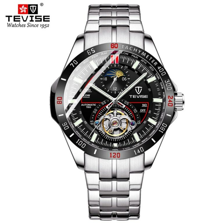 Ha8f40fcda1b04e99abf7516adfd79224A.jpg Mechanische Uhr Business Armbanduhr Wasserdicht Tagesanzeige – Bild 6