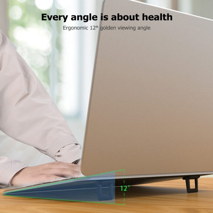 2pcs Laptop Stands Cooling Stand Portable Universal Invisible Adjustable Foldable Anti Slip Multifunctional Holder for Notebook – Bild 4