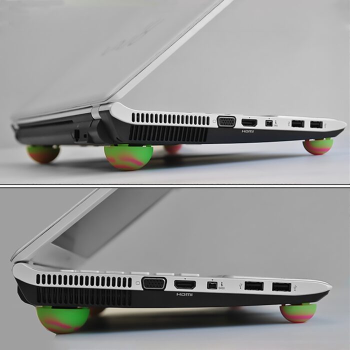 Notebook Silicone Cooling Ball Pad 15.6-Inch Non-Slip Mat Universal Radiator Portable for Apple MacBook Laptop Host High Bracket – Bild 1