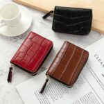Business Card Holder Men Credit Card Wallet Bag Women Zipper Credit/id/bank Card Holder Case Coin Purse – Bild 2
