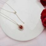 ASHIQI Real Freshwater pearl Natural agate Necklace Pendant 925 silver Handmade design Vintage jewelry – Bild 6