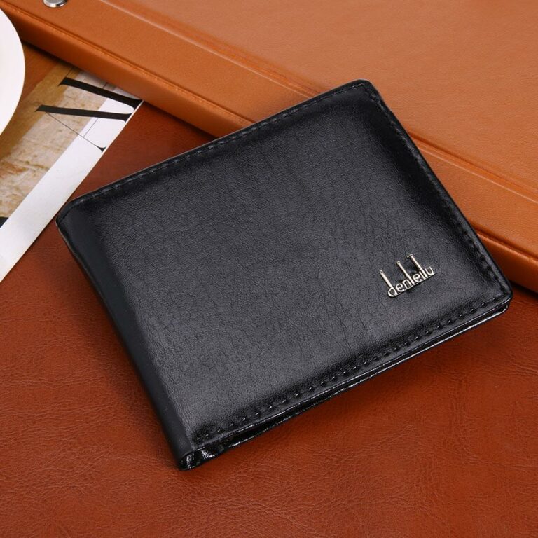 Upscale Upgrade Thin Mini Wallet Men Women Business Small Wallets Coin Purse Credit Card Holder Wallets – Bild 2