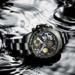 Automatische Mechanische Uhr Armbanduhr Wasserdicht Sport Chronograph Datum – Bild 2