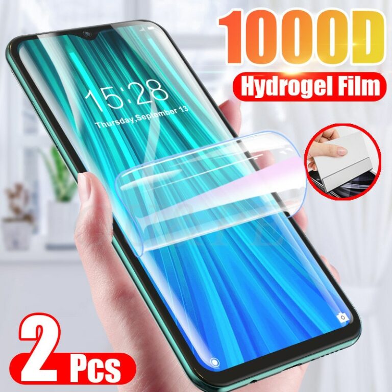 Hd7fd653ca613419296b2522a26de3564Z.jpg 2Pcs Screen Protector For Xiaomi Redmi Note 8 8T 7 9 9S Pro Hydrogel Film For MI 10 Ultra 9 SE 9T 8 Note 10 Pro Lite Poco X3 M3 – Bild 1