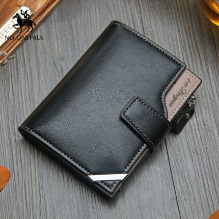 Vintage Men Wallet Multi-Card Bit Retro Card Holder Clutch Wallets Purses First Layer