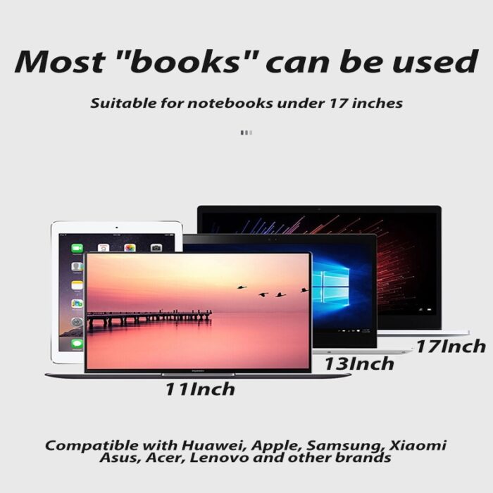 3 in 1 One-piece bracket Multi-function Laptop Stand Portable Aluminum Stands For Laptop Macbook Tablet Ergonomic desgin – Bild 5