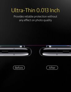 ESR 2pcs/lot Camera Lens Tempered Glass Screen Protector for iPhone X Xs Xs Max Full Cover Clear Back Camera Len Protective Film – Bild 3