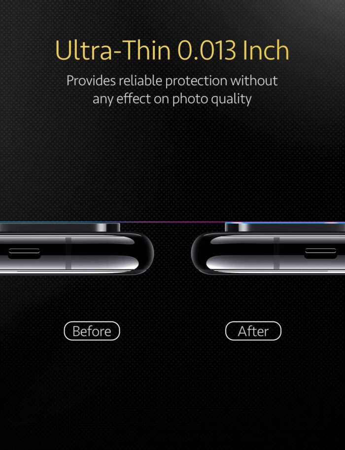 ESR 2pcs/lot Camera Lens Tempered Glass Screen Protector for iPhone X Xs Xs Max Full Cover Clear Back Camera Len Protective Film – Bild 3