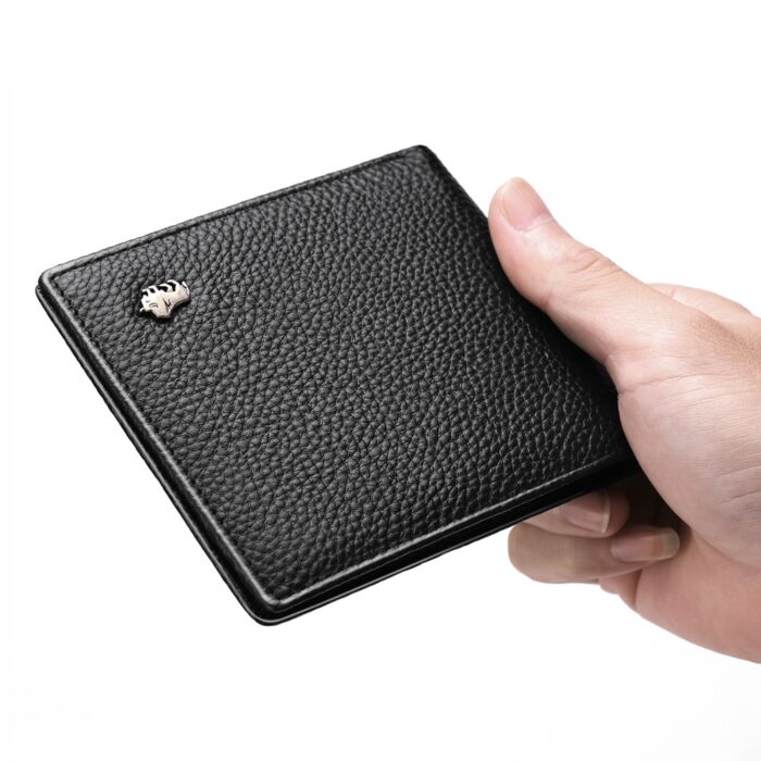 Men Wallet Wallets RFID Block Bifold Zipper Coin Purse Business Card Holder – Bild 5