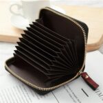 Business Card Holder Men Credit Card Wallet Bag Women Zipper Credit/id/bank Card Holder Case Coin Purse – Bild 4