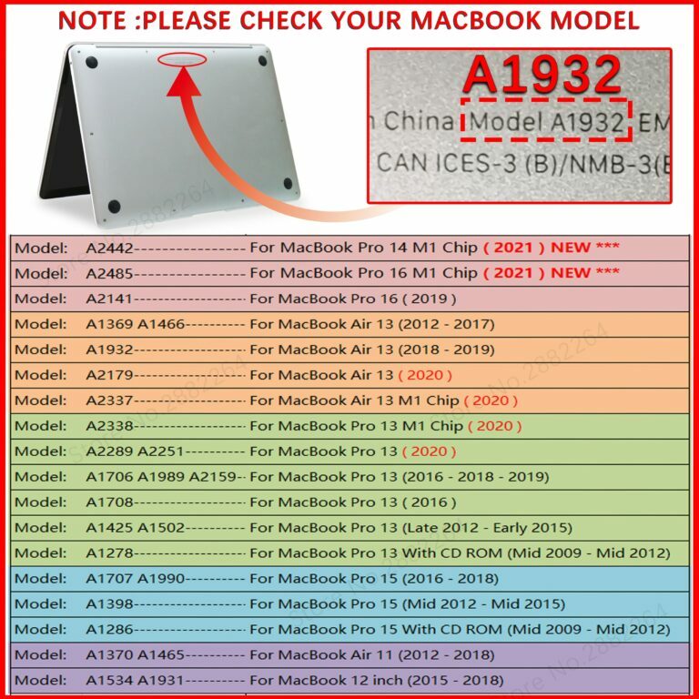 Laptop Case For Macbook Pro 13 Case M1 2020 For Macbook Air 13 Case Marble Hard Shell For Macbook Pro 16 15 12 14 – Bild 2