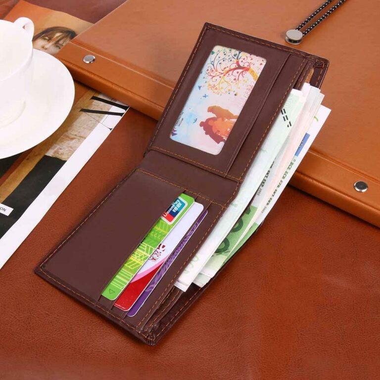 Upscale Upgrade Thin Mini Wallet Men Women Business Small Wallets Coin Purse Credit Card Holder Wallets – Bild 5